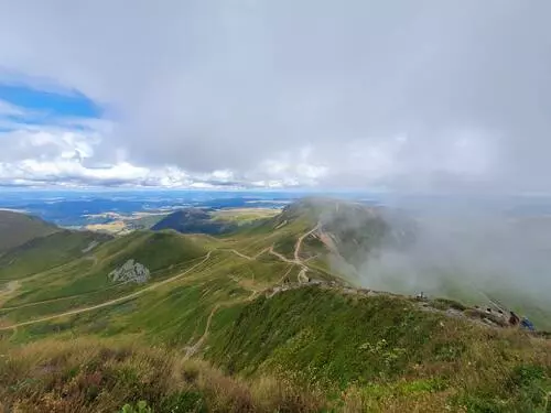 mon itinéraire de randonnée au pouy de sancy