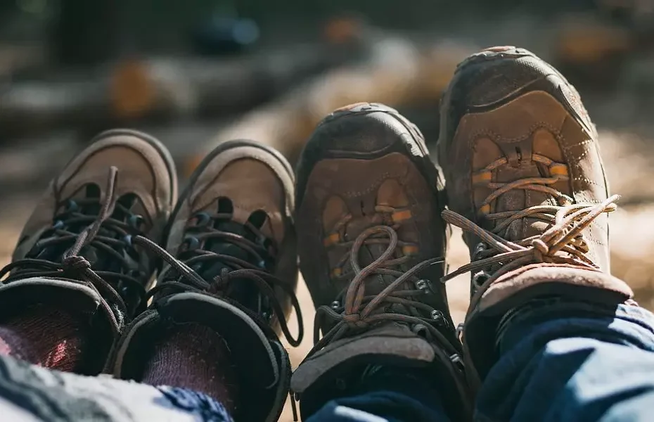 Mes chaussures pour faire de la randonnée